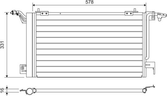 Valeo 817230 - Lauhdutin, ilmastointilaite parts5.com