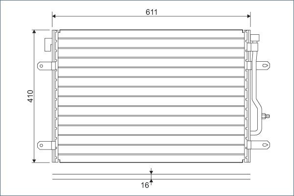 Valeo 817741 - Skraplacz, klimatyzacja parts5.com