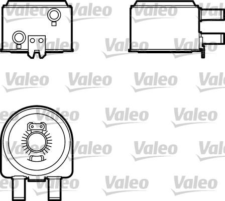 Valeo 817704 - Radiator ulei, ulei motor parts5.com