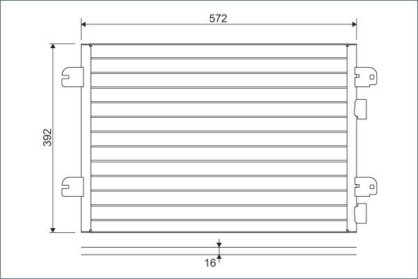 Valeo 817701 - Condenser, air conditioning parts5.com