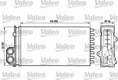 Valeo 883976 - Radiator, engine cooling parts5.com