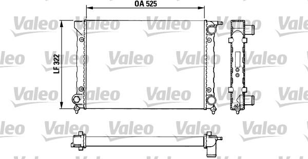 Valeo 883727 - Radiator, racire motor parts5.com