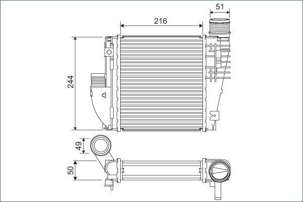 Valeo 822927 - Intercooler, charger parts5.com