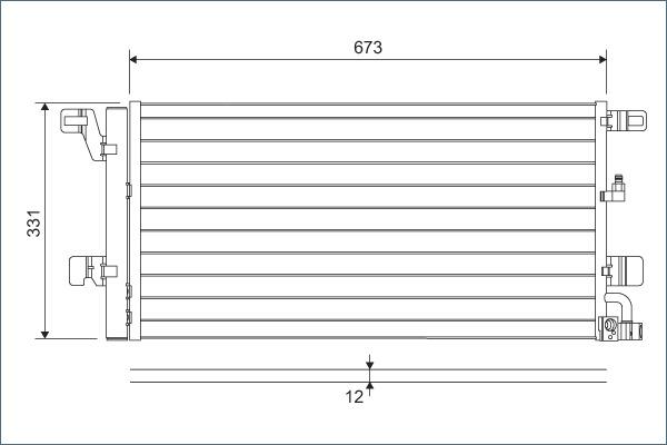 Valeo 822596 - Kondensaator,kliimaseade parts5.com