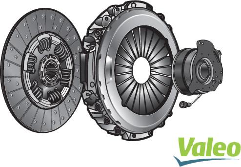 Valeo 827639 - Zestaw sprzęgieł parts5.com