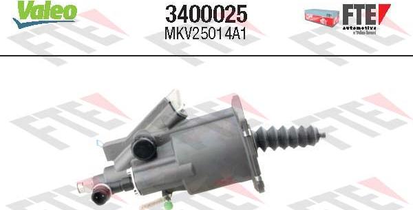 Valeo 3400025 - Posilovač spojky parts5.com