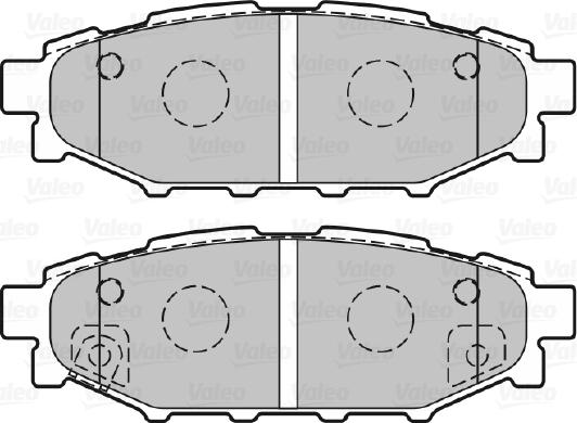 Valeo 301929 - Piduriklotsi komplekt,ketaspidur parts5.com