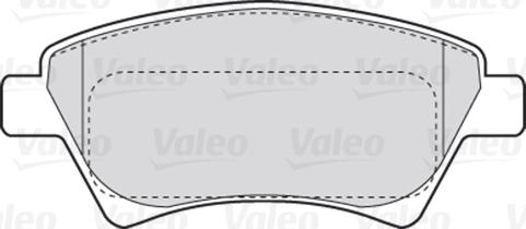 Valeo 301558 - Jarrupala, levyjarru parts5.com