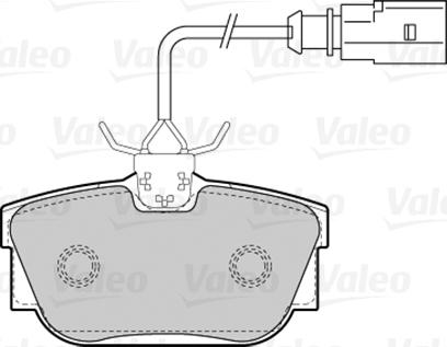 Valeo 301650 - Jarrupala, levyjarru parts5.com