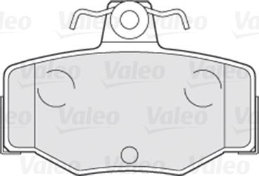 Valeo 301057 - Set placute frana,frana disc parts5.com