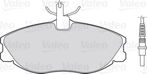 Valeo 301069 - Set placute frana,frana disc parts5.com