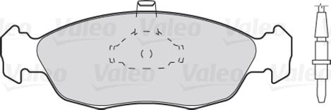 Valeo 301038 - Set placute frana,frana disc parts5.com