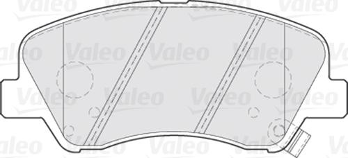 Valeo 301021 - Komplet kočnih obloga, disk kočnica parts5.com