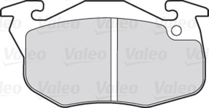 Valeo 301075 - Komplet pločica, disk-kočnica parts5.com