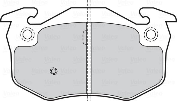 Valeo 301158 - Komplet kočnih obloga, disk kočnica parts5.com