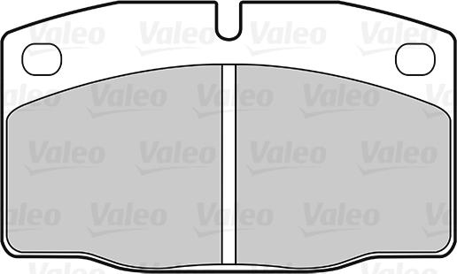 Valeo 301182 - Σετ τακάκια, δισκόφρενα parts5.com