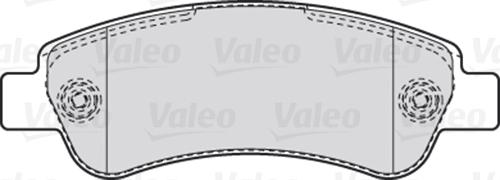 Valeo 301892 - Set placute frana,frana disc parts5.com