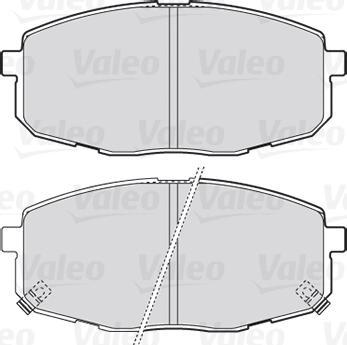 Valeo 301842 - Set placute frana,frana disc parts5.com