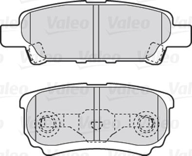 Valeo 301852 - Set placute frana,frana disc parts5.com