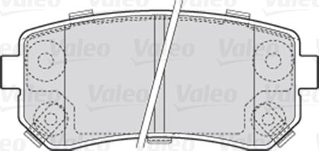 Valeo 301867 - Brake Pad Set, disc brake parts5.com