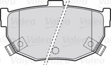 Valeo 301817 - Bremsbelagsatz, Scheibenbremse parts5.com