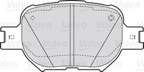 Valeo 301827 - Set placute frana,frana disc parts5.com