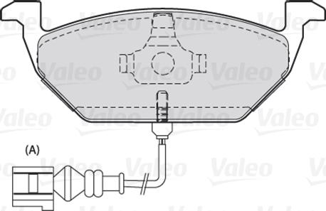 Valeo 301332 - Komplet pločica, disk-kočnica parts5.com