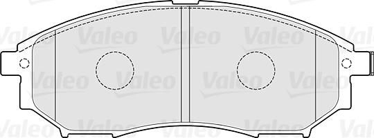 Valeo 301337 - Brake Pad Set, disc brake parts5.com