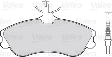 Valeo 301326 - Set placute frana,frana disc parts5.com