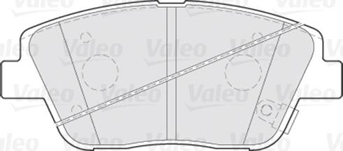 Valeo 301294 - Brake Pad Set, disc brake parts5.com