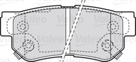Valeo 301748 - Brake Pad Set, disc brake parts5.com
