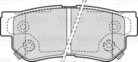 Valeo 301748 - Set placute frana,frana disc parts5.com