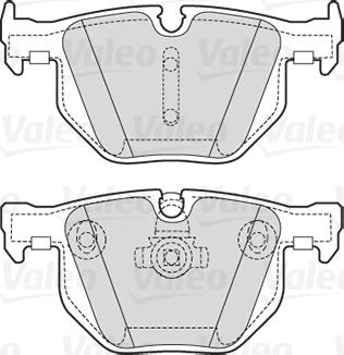 Valeo 301754 - Set placute frana,frana disc parts5.com