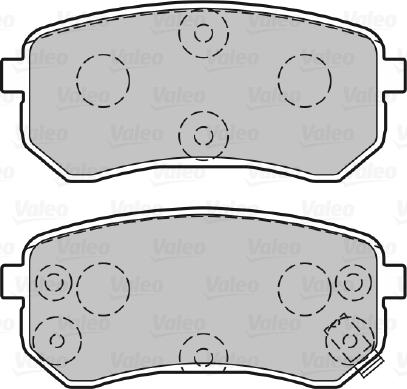 Valeo 301706 - Brake Pad Set, disc brake parts5.com