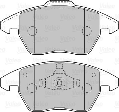 Valeo 301715 - Set placute frana,frana disc parts5.com