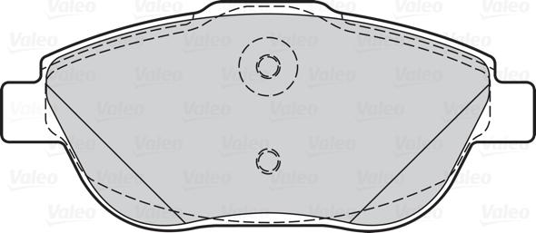 Valeo 302148 - Fren balata seti, diskli fren parts5.com