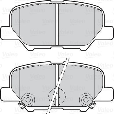 Valeo 302152 - Brake Pad Set, disc brake parts5.com