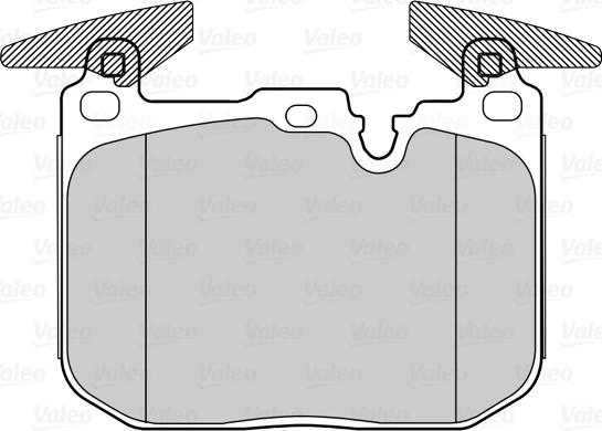 Valeo 302267 - Set placute frana,frana disc parts5.com