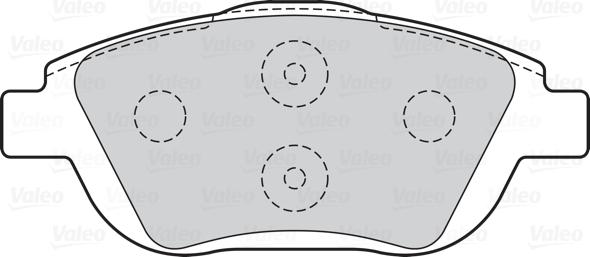 Valeo 302218 - Set placute frana,frana disc parts5.com