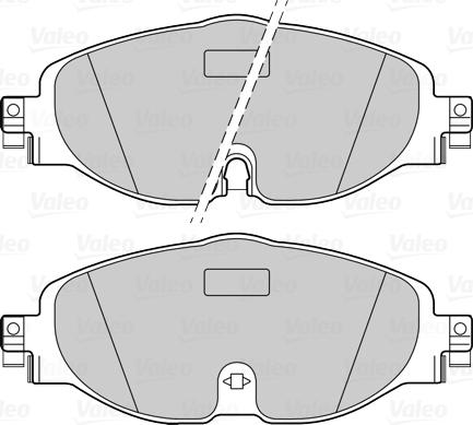 Valeo 302271 - Brake Pad Set, disc brake parts5.com