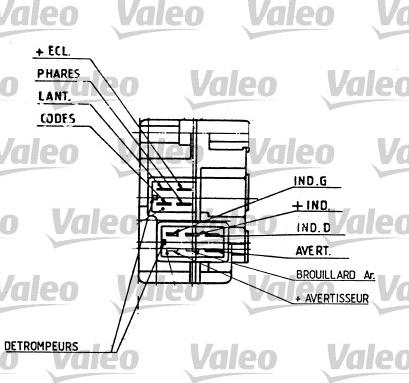 Valeo 251274 - Lenkstockschalter parts5.com