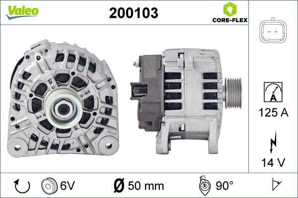 Valeo 200103 - Alternator parts5.com