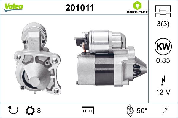 Valeo 201011 - Önindító parts5.com