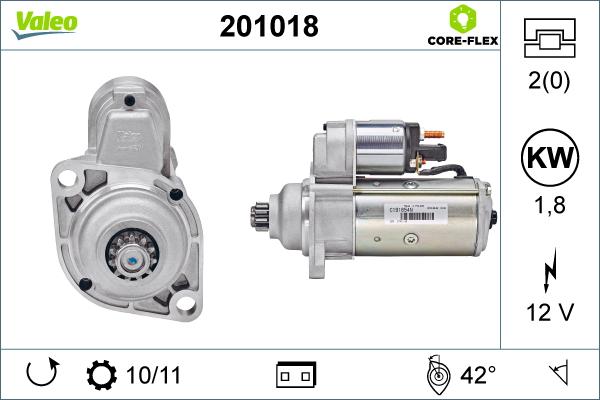 Valeo 201018 - Uputnik parts5.com