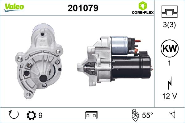 Valeo 201079 - Önindító parts5.com