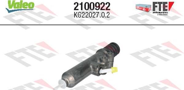 Valeo 2100922 - Pompa centrala, ambreiaj parts5.com