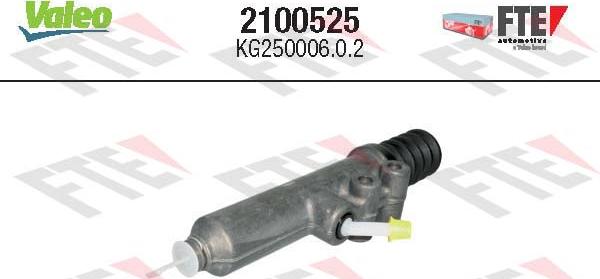 Valeo 2100525 - Pompa centrala, ambreiaj parts5.com