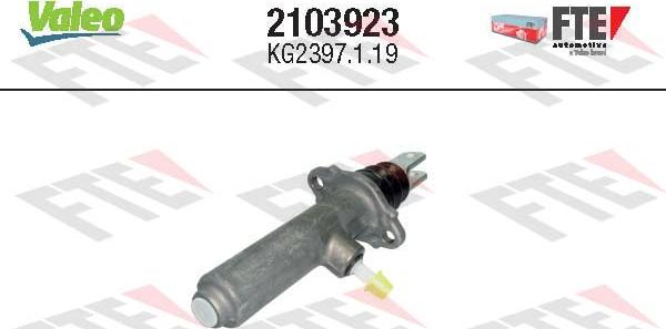 Valeo 2103923 - Geberzylinder, Kupplung parts5.com