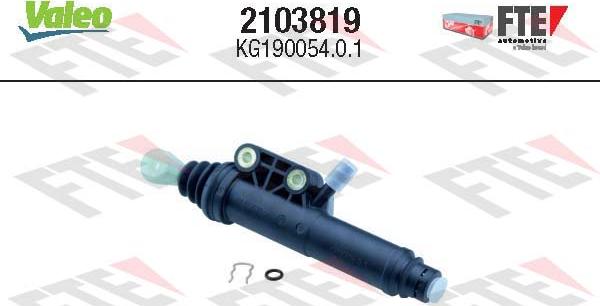 Valeo 2103819 - Hlavní válec, spojka parts5.com