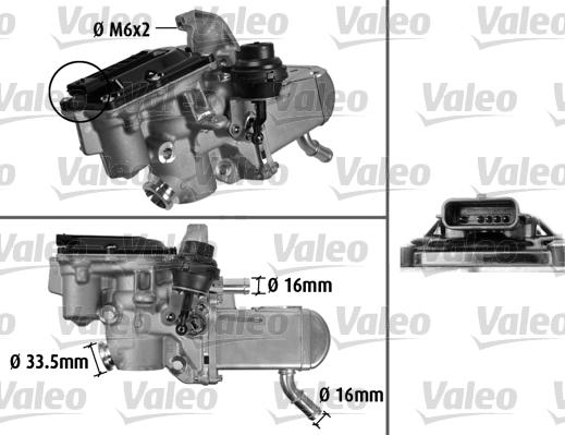 Valeo 700433 - Модуль возврата ОГ parts5.com